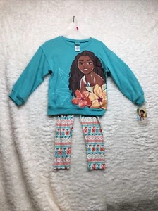 MOANA 2 Long Sleeve 2pc Sleep Set Size 6X Girls NWT - Picture 1 of 16