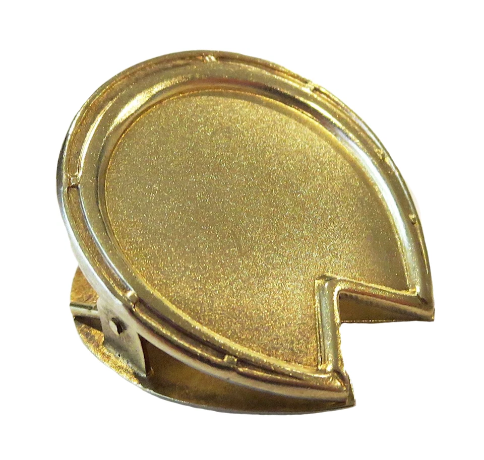 HERRADURA ESTERLINA DORADA CLIP DE PAPEL Springload DE COLECCIÓN Foto 1 de 4