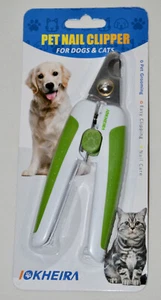 New Iokheira Green Manual Pet Nail Clipper for Dogs & Cats - Picture 1 of 4