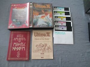 >> ULTIMA 4 IV PC-8801 SR ORIGIN RPG JAPAN IMPORT COMPLETE IN BOX! <<