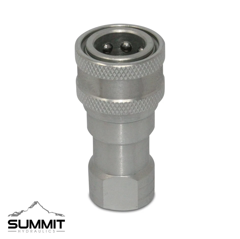 Kubota 7J612-66323 Replacement Female Hydraulic Quick Connect Coupler, 1/4” NPT - Image 1 of 1