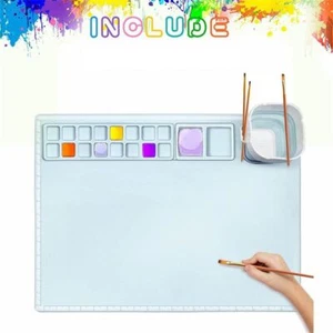 mischung Pigment-Palette Silikon-Zeichenbrett Ton-Matte Silikon-Malerei-Matte - Bild 1 von 13