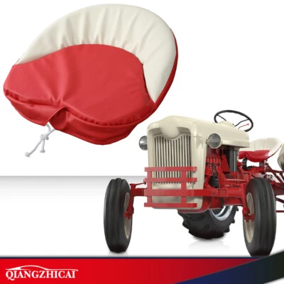 Almofada de assento vermelha/branca compatível com Ford Tractor NAA 8N 9N 2N Jubilee 600 601 800 900 - Imagem 1 de 4