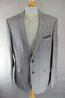 BRAND NEW SLIM FITTING CHECKED GREY JACKET: 42 INCH CHEST (LONG FIT)
