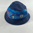 Deadly Choices Indigenous Blue Casual Polyester Bucket Hat Unisex 54cm Small