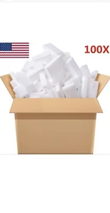 100 PCS Sponge Eraser BULK PACK Melamine Cleaning Foam 3/4" Thick Kitchen Bath - Picture 1 of 11