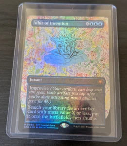 Magic The Gathering Aetherdrift Whir Of Invention - Foil + Borderless - Picture 1 of 2