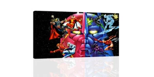 DC vs Marvel VIII - CANVAS OR PRINT WALL ART - Picture 1 of 2