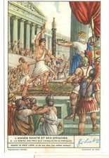 S1473 - CHROMO LIEBIG - 1949 - ""THE HOLY YEAR AND ITS ORIGINS"": 6. DISCOUNT DES