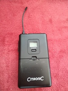 Transmisor de paquete de cinturón de 16 canales Citronic MU16N UHF 863,35 a 864,95 MHz canales - Imagen 1 de 13