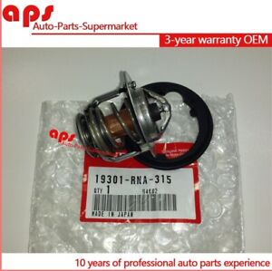 OEM Engine Thermostat w/ Gasket For Honda Civic HR-V Acura ILX 19301-RNA-315