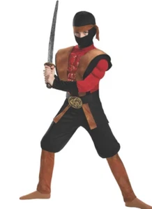New Ninja Warrior Child Costume Small 4-6 yrs - Picture 1 of 1