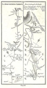 Antique map, Taylor & Skinner, Roads from Rosscommon to Carrick (2), etc - Picture 1 of 2