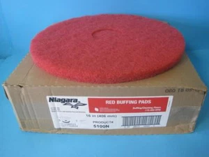 Brand New Box of 5 Niagara Heavy Duty High Performance 16" Buffing Pads 5100N - Picture 1 of 7