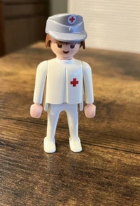 Playmobil Rare 1974 Medic Doctor With Hat - Picture 1 of 3