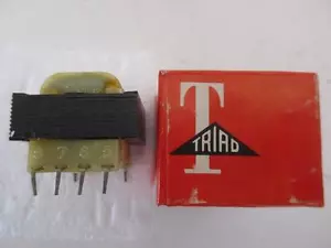 TRIAD Trasformatore Split Bobina Doppio Sec 8 o 16 VCT @ .15.3.4.8 o 1.6 Amp - Foto 1 di 4