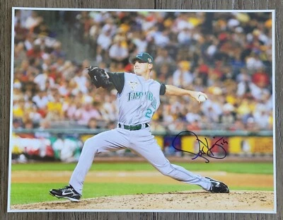 Foto firmada por Scott Kazmir 11x14 de la Serie Mundial de los Rays de Tampa Bay Foto 1 de 2