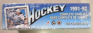 1991-1992 O-Pee-Chee HOCKEY COMPLETE SET 528 Cards Factory SEALED BOX! - Picture 1 of 6