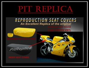 NEW DUCATI 748 916 996 998 RIDER & PILLION SEAT SADDLE COVER [5COR/5COTL]       - Bild 1 von 7