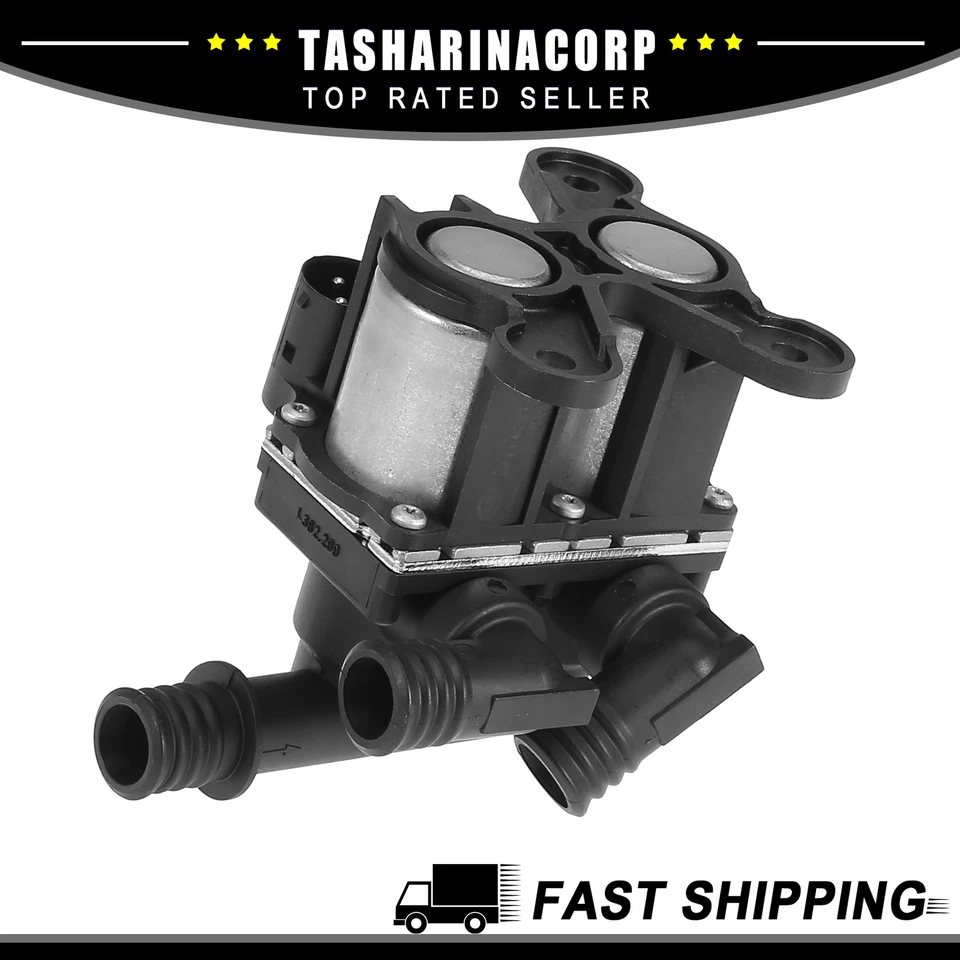Car Heater Control Valve Solenoid 64118391417 fit for BMW 525i 1989-1995 Black - Image 1 of 4