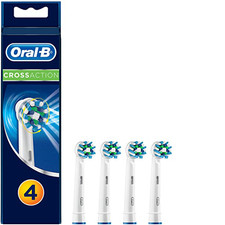 KIT 4 TESTINE SPAZZOLINI ELETTRICI BRAUN ORAL-B CROSSACTION
