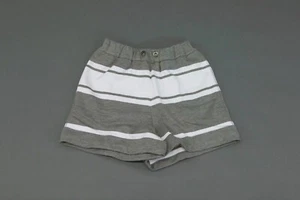 NWT Brunello Cucinelli Girls Striped Jogger Shorts W/Sparkly Monili Beading A228 - Picture 1 of 7