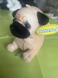 Kuscheltier Mops In Bananenform - Bild 1 von 1