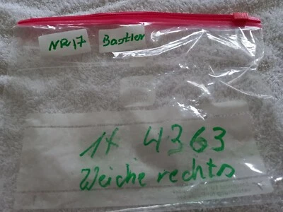 1 X 1 Weiche Rechts von Trix Express  4362 mit der NR, 17 - Bild 1 von 4
