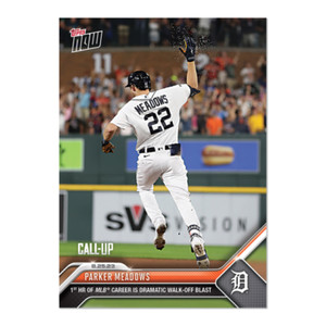 Parker Meadows - 2023 MLB TOPPS NOW  Card 761 1st HR - Detroit Tigers PR-1668