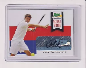 2013 ACE AUTHENTIC NATIONAL PRIDE AUTOGRAMM ALEX BOGDANOVIC - Bild 1 von 1