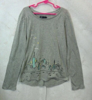 Gap Kids Girls City Graphic T-Shirt (Size XL) - Image 1 of 4