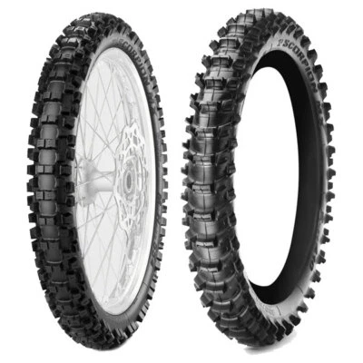 PAAR MOTORRADREIFEN PIRELLI 70/100-19 MX32 MID H + 80/100-12 MX S - Bild 1 von 4