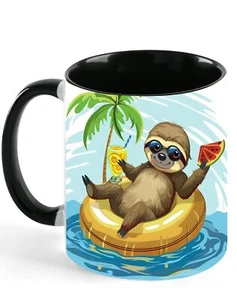 Sloth Coffee Mug 11 OZ Ceramic Tea Cup Novelty Mugs Funny Coffee Cups with Ha... - Picture 1 of 7