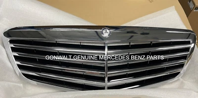 Conjunto de parrilla central delantera Mercedes Benz Clase S 2010-2013 OE 22188004839040 Foto 1 de 4