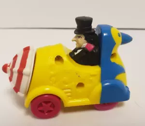 DC Comics Pinguin Auto Spielzeug Batman Return 1991 Spinnregenschirm McDonalds Happy - Bild 1 von 7