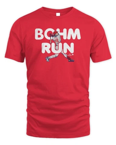 Alec Bohm Bohm Run Red Unisex Cotton T-Shirt For Men Women All Size S-3XL Cover