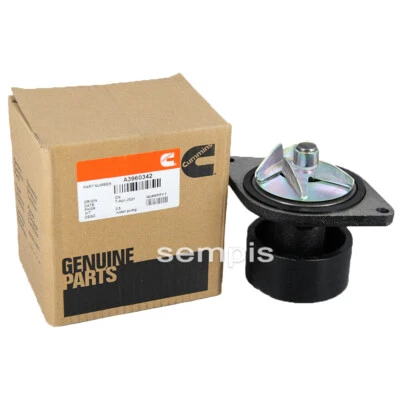 Cummins Water Pump OEM 3960342 For 1989-02 Dodge RAM 2500 3500 W350 5.9L 12V 24V - Image 1 of 4