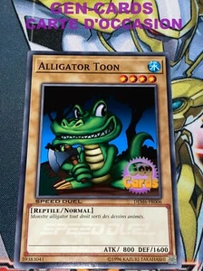 CARTE Yu Gi Oh ALLIGATOR TOON DEM6-FR006 SPEED DUEL - Picture 1 of 1