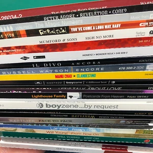 51 x ROCK POP CDs JOBLOT Rod Stewart Alison Moyet Kaiser Chiefs Santana Westlife - Picture 1 of 12
