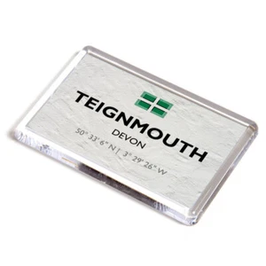 FRIDGE MAGNET - Teignmouth, Devon - Lat/Long SX9473 - Picture 1 of 1