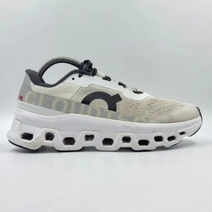 On Cloudmonster Herren-Straßenlaufschuhe weiß Mesh UK-Größe 6,5 - Bild 1 von 12