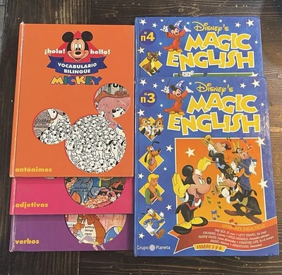 Disney Learn English Books for Spanish Speakers – Bilingual Storybooks Lot of 5 - Image 1 of 4