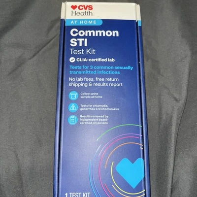 Kit de prueba de ITS común CVS Health At Home Exp. 4/30/26 Foto 1 de 4