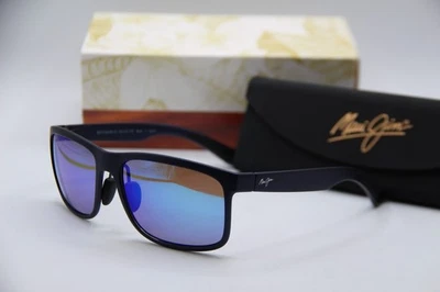 СОЛНЦЕЗАЩИТНЫЕ ОЧКИ MAUI JIM HUELO MJ449-03 ЧЕРНЫЕ ПОЛЯРИЗОВАННЫЕ ПОДЛИННЫЕ ОПРАВЫ 58-18 - Изображение 1 из 4
