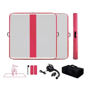 Tappetino Ginnastica Gonfiabile Tuxedo Sailor con Pompa Elettrica Stoccaggio Borsa Riparazione... - Foto 1 di 7