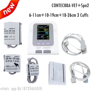 CONTEC08A-VET Sfigmomanometro animale digitale nuovo con scatola Spo2 monitor pressione sanguigna - Foto 1 di 16