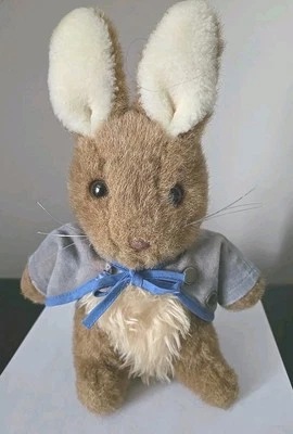 Vintage Peter Rabbit Eden Toy Frederick Warne Plush Stuffed Toy 10" With  Vest - Image 1 of 4