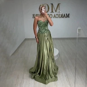 Vestido de fiesta A Line con lentejuelas Vestido de graduación Formal Vestidos de noche vestidos de fiesta - Imagen 1 de 14