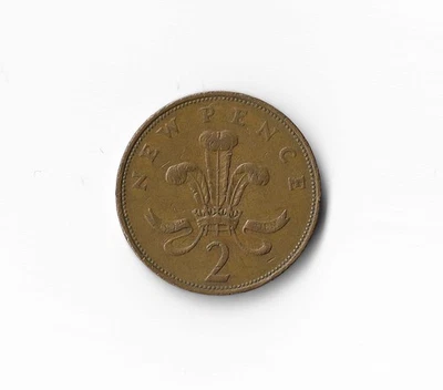 Reino Unido 1975 - 2 peniques nuevos - 136 - bronce - 7 g Foto 1 de 2