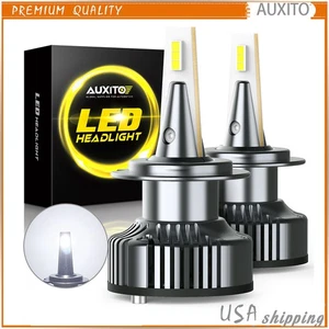 AUXITO H7 LED Headlight Bulbs Low Beam High Super White Bright Canbus EOOH - Picture 1 of 14